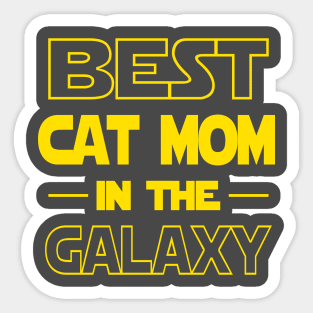 Best Cat Mom Sticker